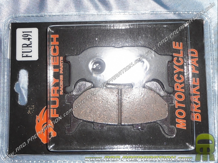 FURYTECH brake pads for YAMAHA 125cc SR, TZR, VIRAGO, XVS,...