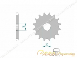 Gearbox output pinion...