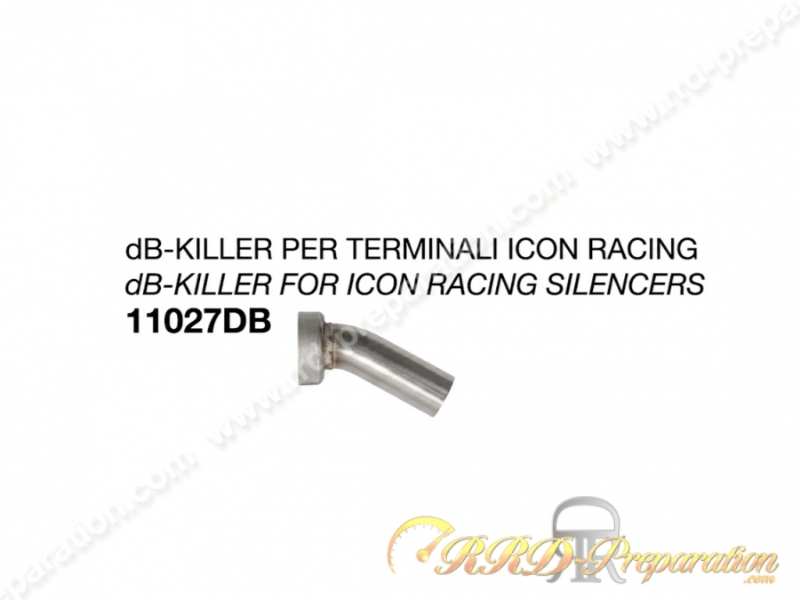 Réducteur de bruit DB KILLER ARROW pour silencieux ICON pour Yamaha Tracer 7 / Tracer 7 GT de 2025/2026