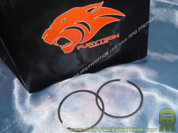 Set of 2 Ø40mm segments for FURYTECH 50cc cast iron and aluminum kit on PEUGEOT horizontal air