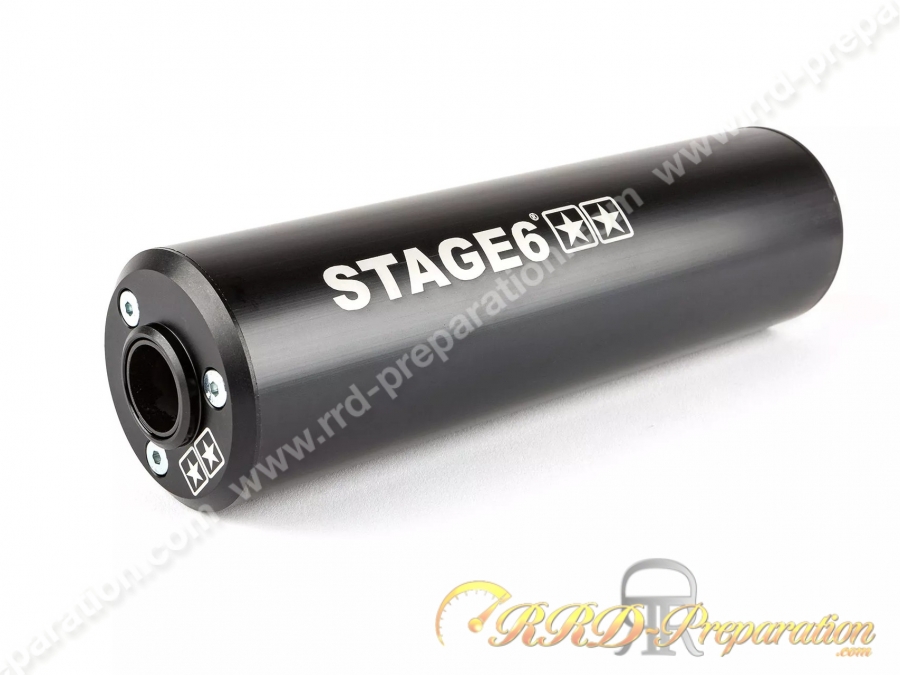 Silencieux, cartouche STAGE 6 50 / 80 passage droit (coloris au choix)