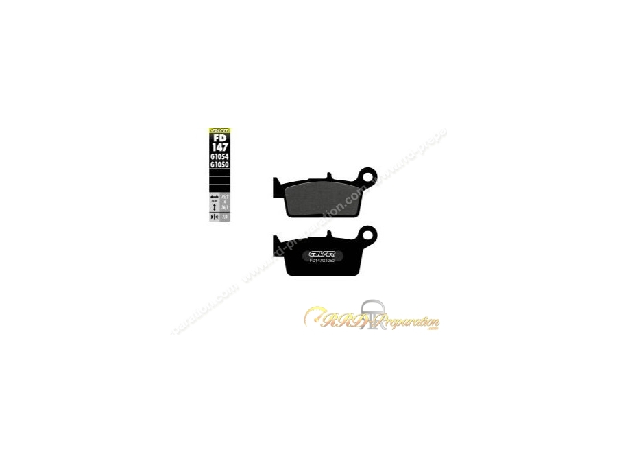 Plaquettes de frein GALFER avant pour scooter 50, 125 PEUGEOT SV, ZENITH, EXECUTIVE ...