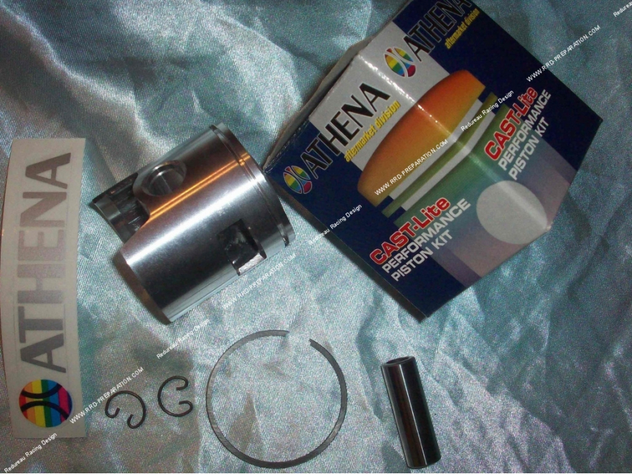 Piston ATHENA d.46mm mono-segment pour kit 70cc aluminium Peugeot 103 / fox / wallaroo