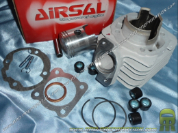 Cylinder without cylinder head for AIRSAL luxury aluminum kit 70cc Ø46 for PEUGEOT horizontal air (ludix, jet force, speedfight 