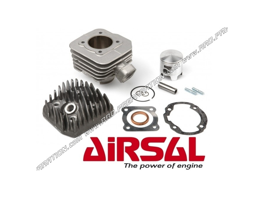 Kit 50cc Ø40mm AIRSAL T6 aluminum sport for PEUGEOT horizontal air (ludix, speedfight 3, new vivacity,...)