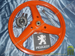 Rim, rear wheel + drum, bearings, axle... original PEUGEOT 103 SPX 3 spoke propeller 16"