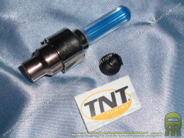 2 bouchons de valve TNT à led lighter pour moto, scooter, mob, vélo, ...