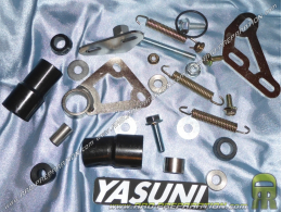 Complete fixing kit for YASUNI R3 CARRERA exhaust on minarelli am6 APRILIA RS, PEUGEOT XR6, RIEJU RS2, ...