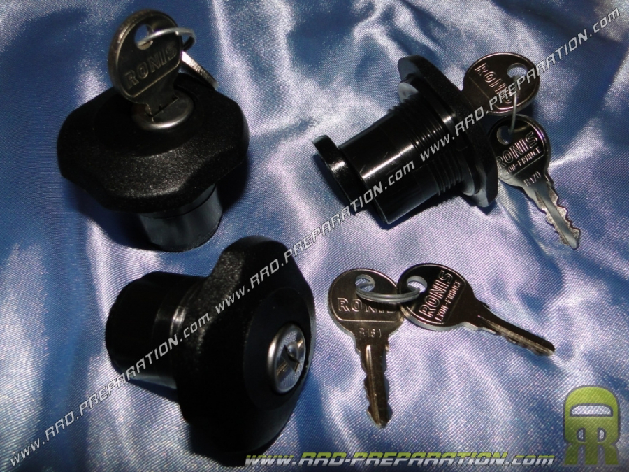 HIGH QUALITY AXWIN anti-theft key fuel cap for MBK 51 tank and other Ø29mm models