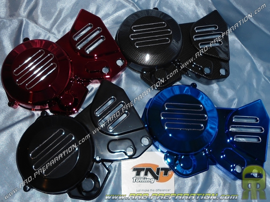 Carter d'allumage et pignon de chaine TNT tuning pour DERBI euro 1 & 2 couleur au choix