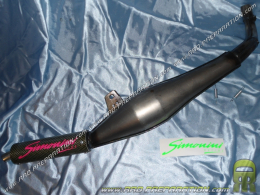 Muffler SIMONINI quiet Racing carbon for PIAGGIO IF, GRILLO… diameters 22/30mm with the choices