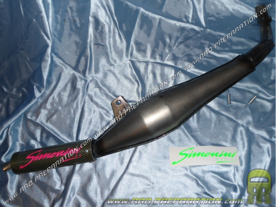 Escape SIMONINI Racing silenciador de carbono para PIAGGIO SI, GRILLO… diámetros 22/30mm a elegir