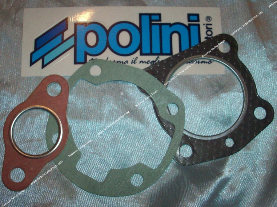 Pack joint pour kit / haut moteur Ø46mm 70cc POLINI air fonte / aluminium sur Peugeot fox et Honda Wallaroo