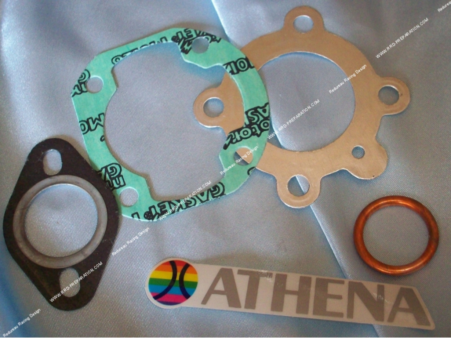 Pack joint pour kit / haut moteur Ø40mm 50cc ATHENA / EUROCILINDRO normal ou polygonal air sur Peugeot 103 / fox & wallaroo