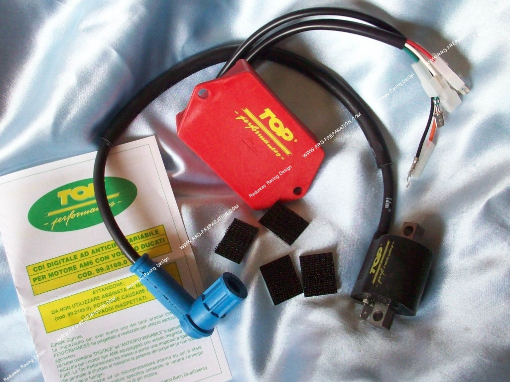 Original ignition preparation kit DUCATI high voltage coil + CDI TOP