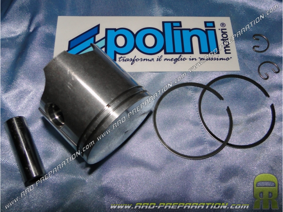 Piston Ø47mm pour kit 70cc POLINI aluminium bi-segment pour Peugeot Ludix blaster & Jet force 50cc