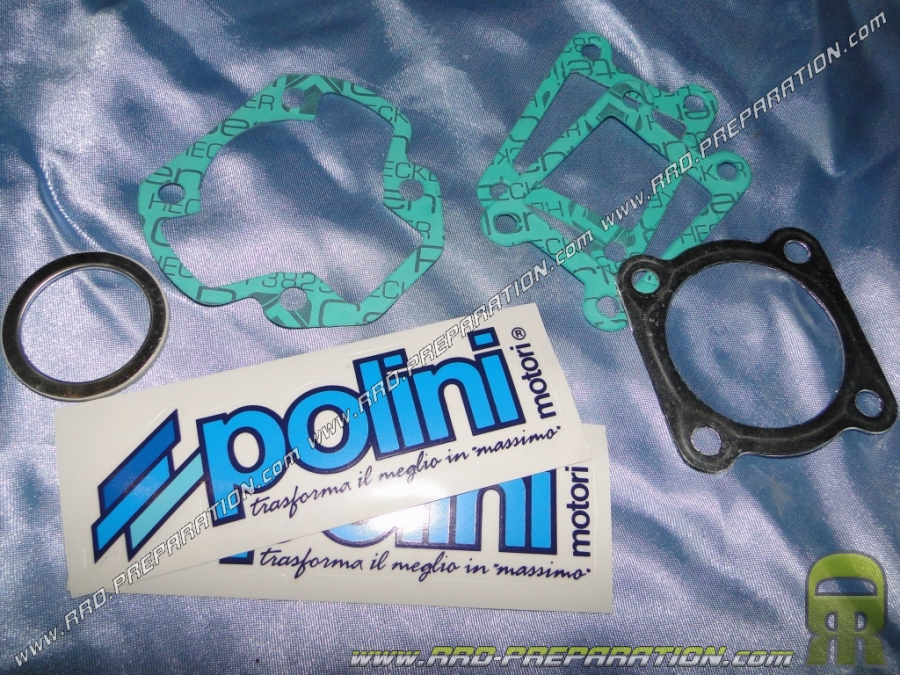 Pack joint pour kit / haut moteur 65cc Ø45mm POLINI aluminium pour moto moto MBK ZX, YAMAHA RD, TY, DT, MX... 50cc