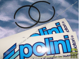 Segment POLINI Ø45 X 1,5mm rodé luxe pour kit POLINI fonte 65cc moto MBK ZX, YAMAHA RD, TY, DT, MX... 50cc