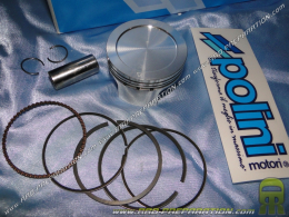 Piston Ø50mm pour kit 80cc POLINI aluminium sur KYMCO AGILITY, PEUGEOT V-CLIC..., scooter chinois 4 temps 