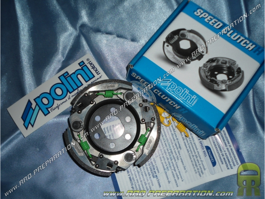 Clutch Polini Evolution race for 3G Ø107mm Scooter Peugeot, Piaggio, Minarelli vertical ...