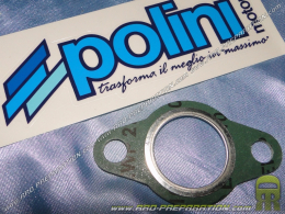 Joint de pot d'échappement (a bride) POLINI cerclé pour HONDA WALLAROO, VESPA, SCOOTERS PEUGEOT...