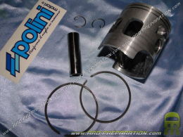 Piston bi-segment Ø64mm pour kit 165cc POLINI125cc pour CAGIVA ALETTA ROSSA, DAKAR, ELEFANT et autres 2 temps