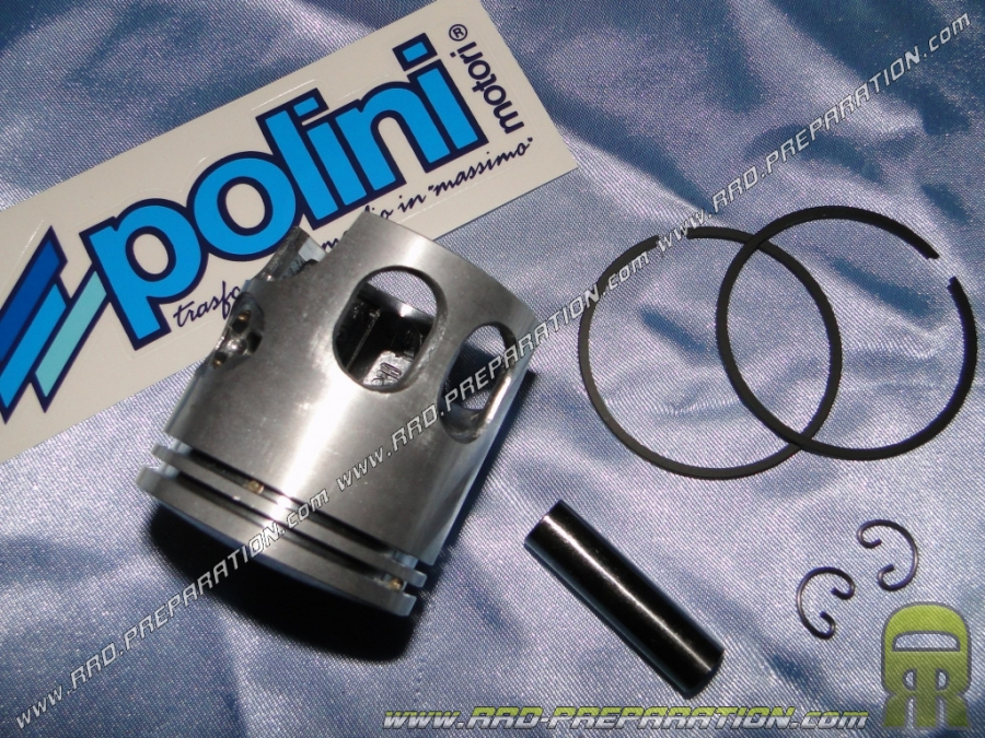 Bi-segment piston Ø46mm POLINI for 70cc cast iron kit on HONDA CAMINO and PX 50