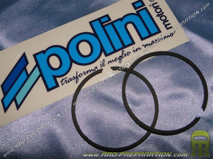 POLINI segment Ø46 / 46.4 or 46.8 X 1.5mm for 70cc cast iron kit on HONDA CAMINO, PX 50