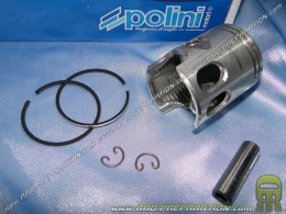 Pistón POLINI bi-segmento Ø40mm eje 10mm para kit de fundición de 50cc en minarelli vertical (booster, bws...)