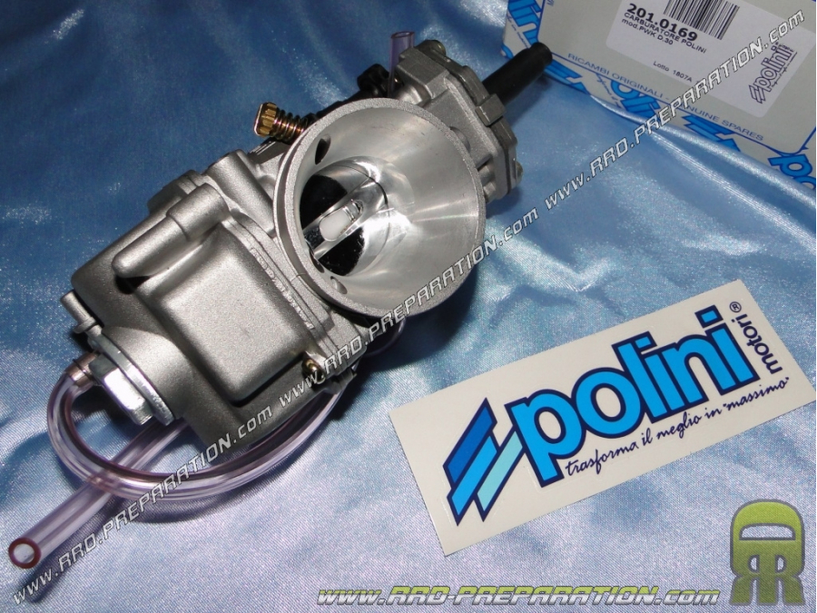 Carburetor 30 mm PWK POLINI flexible, without separate lubrication, lever choke