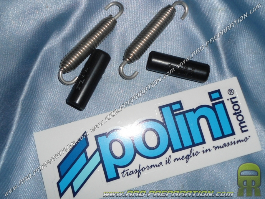 Ressort de pot d' échappement POLINI avec têtes articulées entre axe de 67 a 74mm