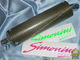 Silencer, cartridge of muffler carbon/kevlar SIMONINI racing Ø55mm