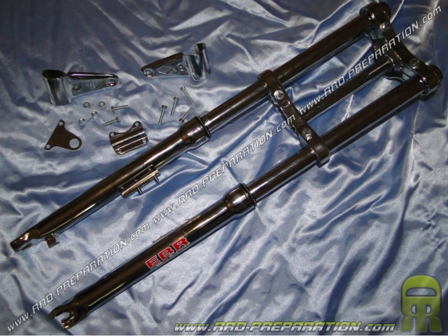 Horquilla regulable cromada EBR RACING para PEUGEOT 103 y MBK 51