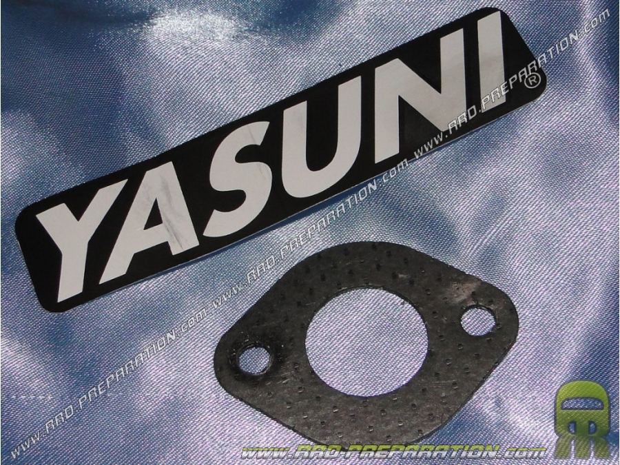 Gasket for cartridge / silencer / exhaust 2 holes YASUNI between axis 42mm