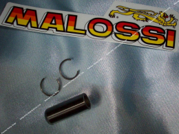 Axe de piston MALOSSI Ø13mm X 31,5mm avec clips en C pour kit G1, G2, G1R, G2R, sur MBK 51 / motobecane av10