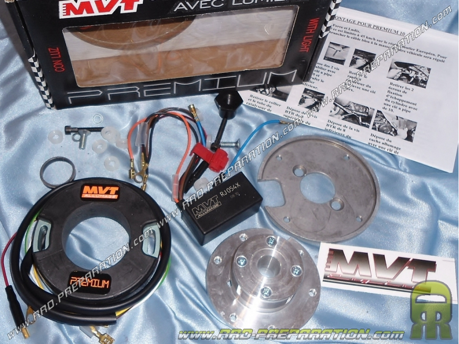 Allumage MVT Premium rotor interne avec éclairage pour Peugeot LUDIX, SPEEDFIGHT 3, NEW VIVACITY, JET FORCE...