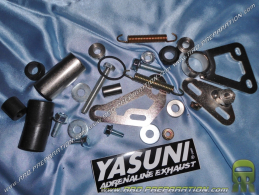Complete fixing kit for YASUNI R2 exhaust on minarelli am6 / DERBI APRILIA , PEUGEOT , RIEJU, YAMAHA , GPR ...