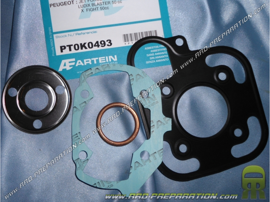 ARTEIN high engine seal pack for kit 50cc Ø40mm on Peugeot Ludix blaster, Jet force, speedfight 3 LC