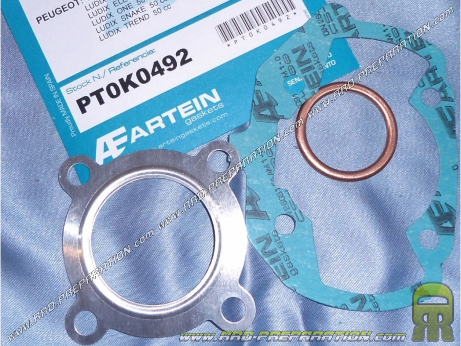 Pack joint pour kit 50cc ARTEIN scooter PEUGEOT horizontal air ( ludix, jet force, speedfight, vivacity,...)