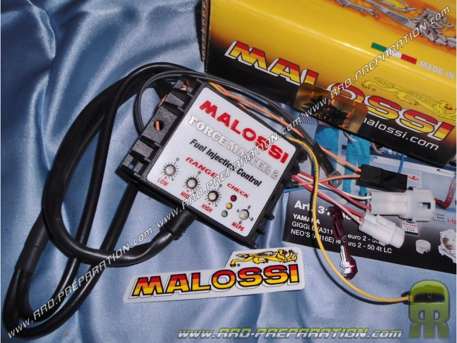 Boitier CDI MALOSSI FORCE MASTER 2 pour cylindre I-TECH sur YAMAHA 50cc NEO'S, VOX, GIGGLE, C3... 4T