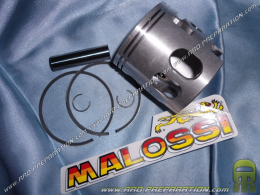 Piston bi segment MALOSSI Ø57.5mm pour kit 110cc fonte sur YAMAHA DT 80cc LC refroidissement liquide