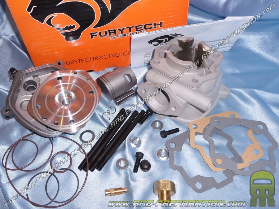 Kit haut moteur cylindre piston culasse moteur euro 2 Derbi - Maxi Pièces 50