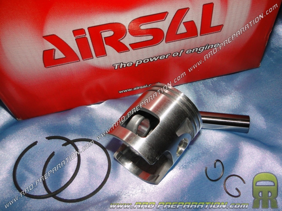 Piston Ø44mm bi-segments AIRSAL pour kit 65cc sur DERBI Variant, Start... 