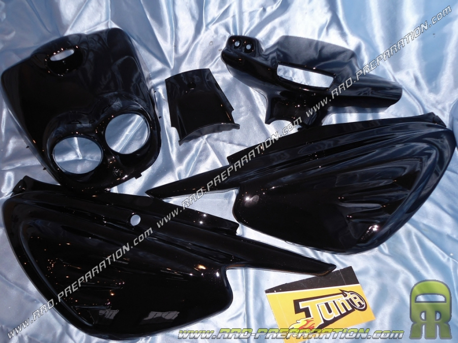 Kit carenage 4 coques MBK BOOSTER Spirit Noir Tuning -> 2003