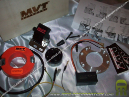 Allumage MVT DIGITAL DIRECT rotor interne avec éclairage Peugeot 103 (cone électronique DD 03 ou rupteur DD 02 au choix)