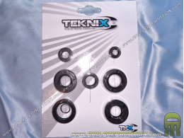Pack de 7 joints spy (joint spi) complet + joint torique TEKNIX pour mécaboite moteur minarelli am6