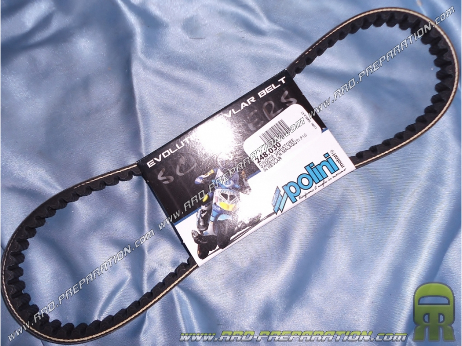 Belt POLINI Racing KEVLAR for scooter MBK BOOSTER ROCKET X/OVETTO & YAMAHA GIGGLE/C3/NEO' S 4 times...