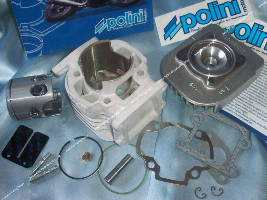 Kit 70cc Ø47mm (eje de 10mm) aluminio POLINI W Racing minarelli vertical (booster, bws,...)