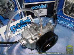 Carburateur POLINI CP EVOLUTION 19 souple, sans graissage séparé, starter à levier