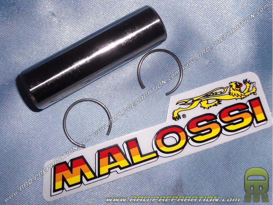 Shaft Ø15mm X 0.8 X 51mm + C clips for MALOSSI Ø74 kits for APRILIA SR Max, PIAGGIO BEVERLY,...